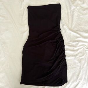 Black Strapless Mini Dress Size Small